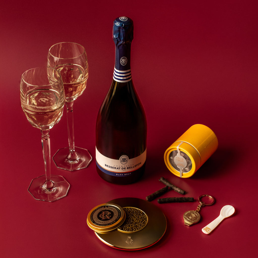 魚子醬戒指和魚子醬