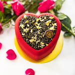 Caviar Ruby Cake _ Heart Shape